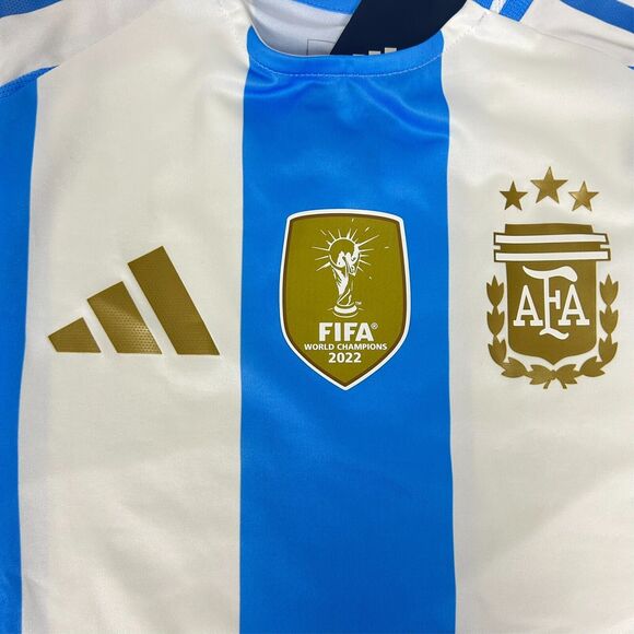 NWT Adidas Argentina Home 24/25 Authentic Long Sleeve Jersey IP8383 Men’s M - Picture 4 of 8